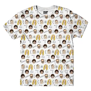 The Big Bang Theory AOP T-shirt - Characters