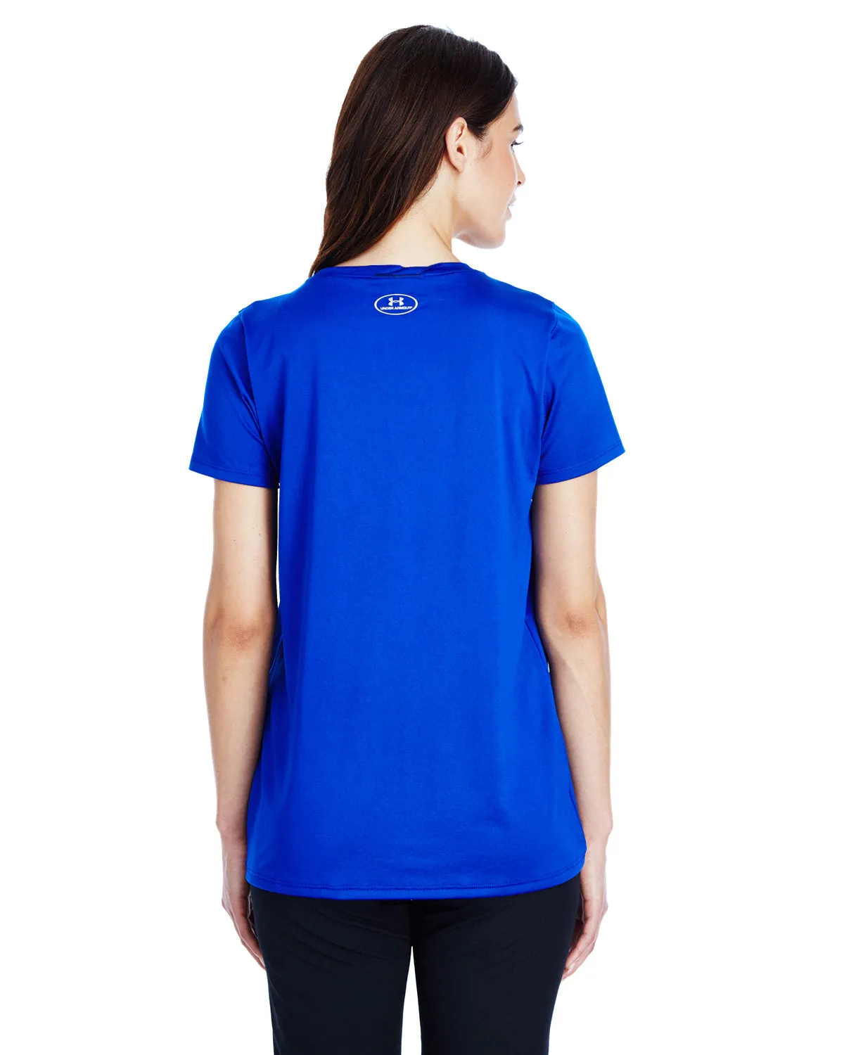 Under Armour Ladies Locker Customized T-Shirts, Royal