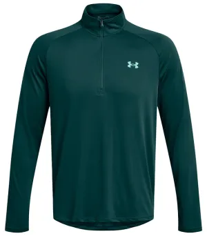 Under Armour Mens Tech 2.0 Half Zip Hydro Teal Turquoise