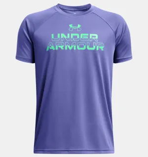 Under Armour Tech Split Wordmark T-Shirt Junior