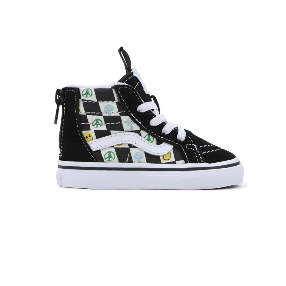 Vans Sk8 Hi Zip Toddlers - Melted Check Black Multi