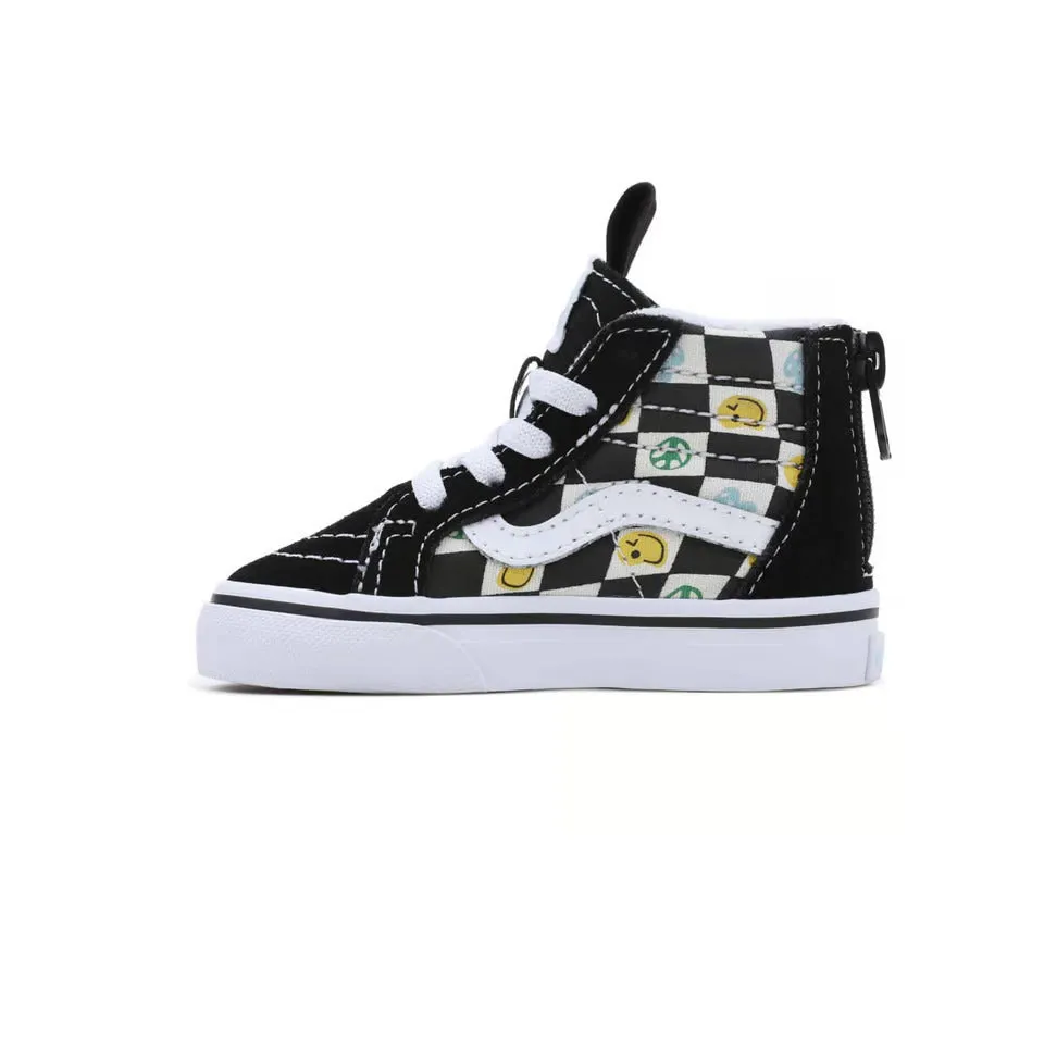 Vans Sk8 Hi Zip Toddlers - Melted Check Black Multi