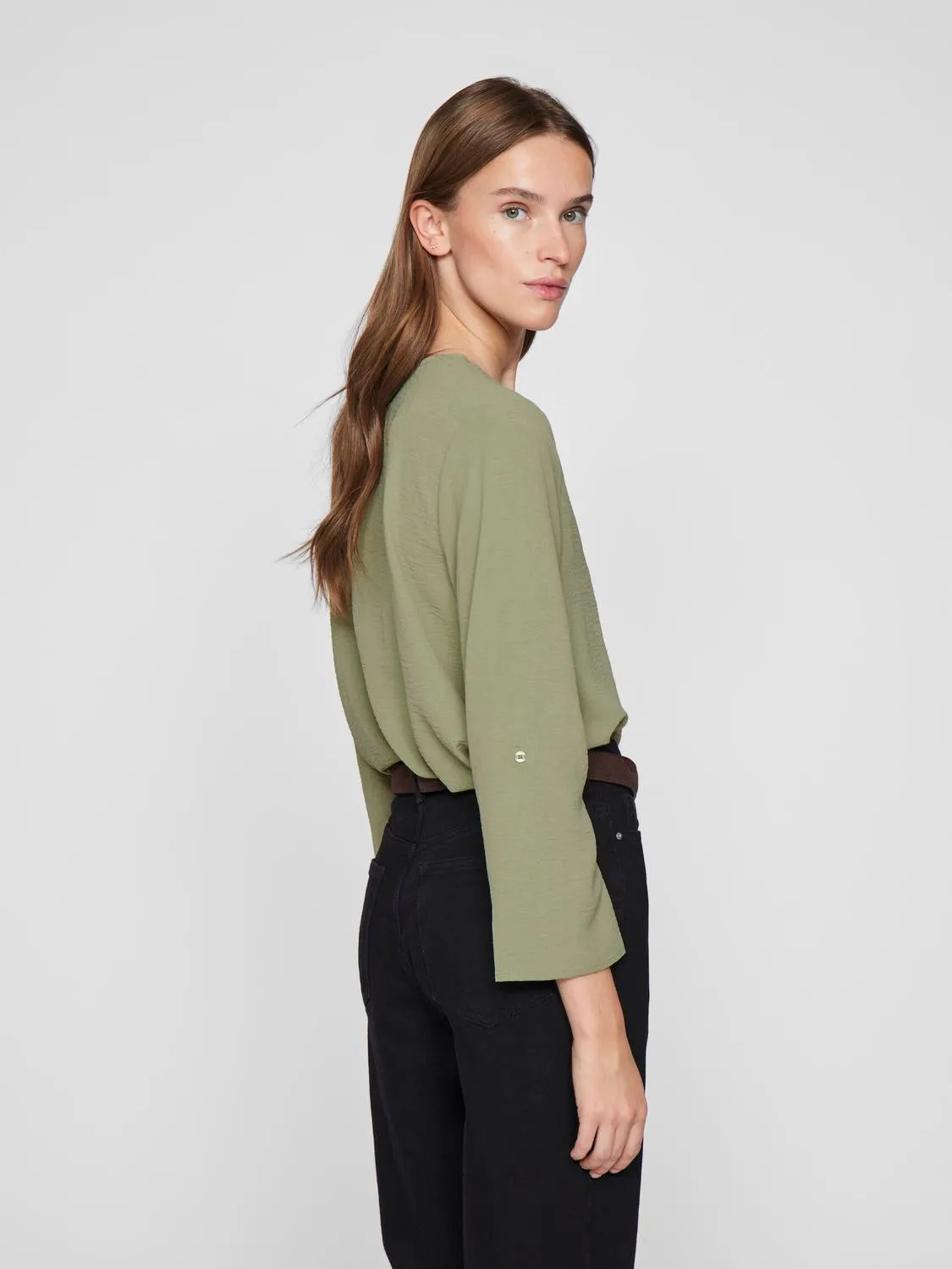 VIJOSA Top - Oil Green