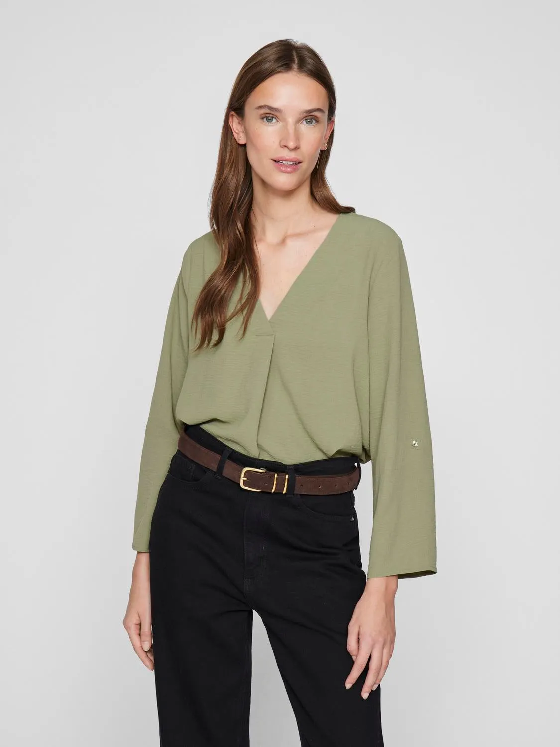 VIJOSA Top - Oil Green