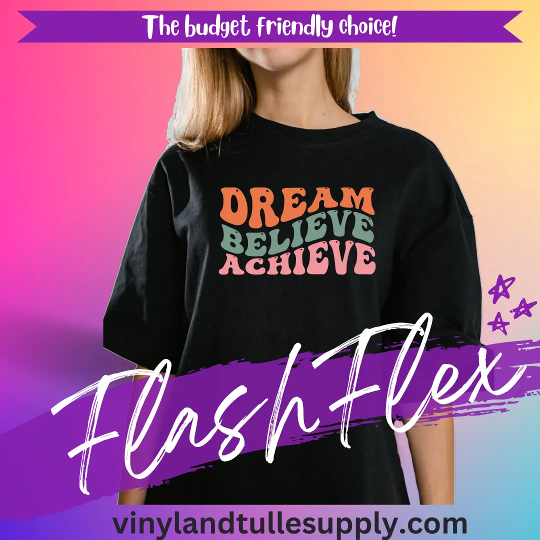 VTS FlashFlex Heat Transfer Vinyl | HTV - Silver