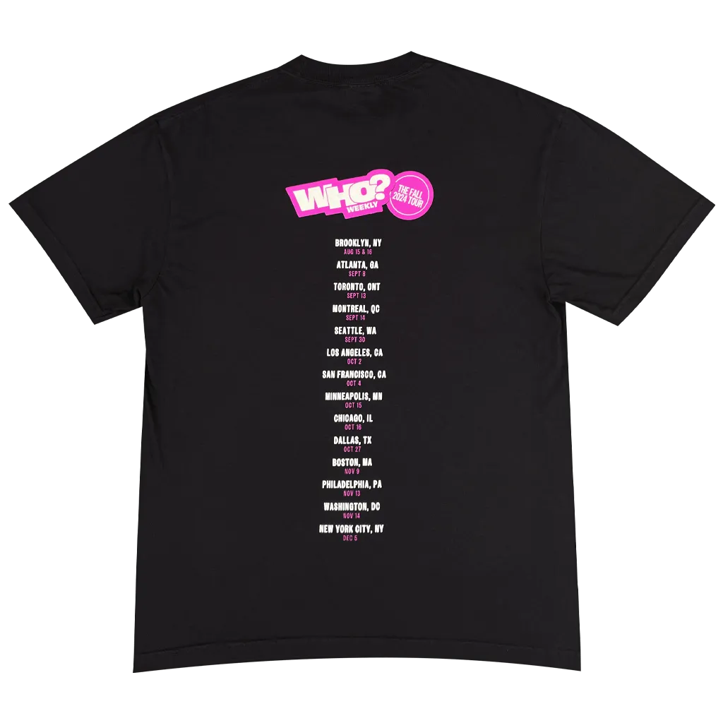 Who? Live 2024 Official Tour T-Shirt