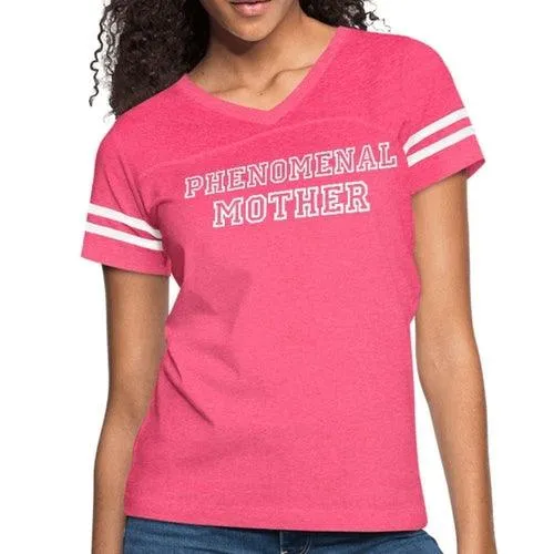 Womens Graphic Vintage Tee, Phenomenal Mother Sport T-shirt