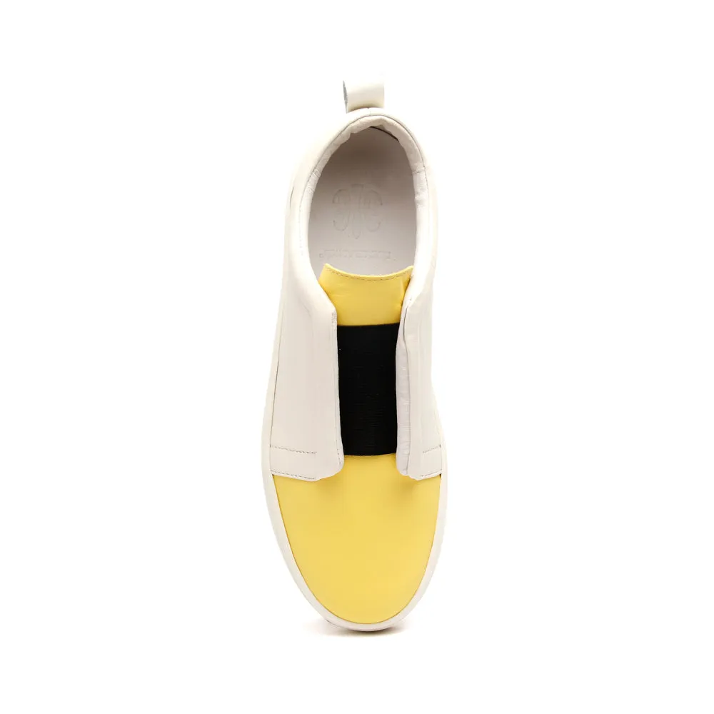 Women's Meister Yellow Leather Low Tops 94383-003